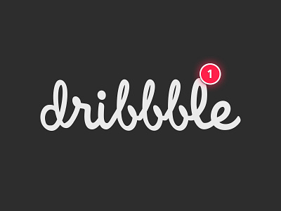 Invite Dribbble draft dribbble invite glow invitation invite notification