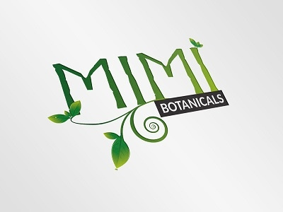 MIMI BOTANICAL Label brand branding logo