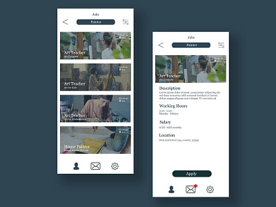 UI Daily Challenge Day 50 app challenge daily design job ui ux