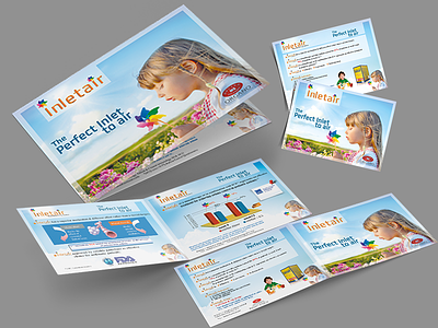 Inletair, kids 2nd advertising wave branding brochure campaign concept design flyer