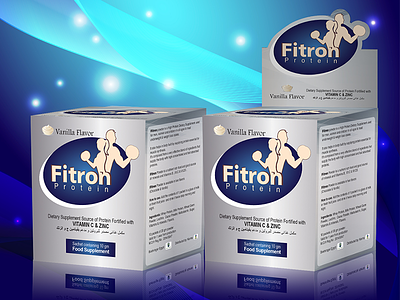 Fitron Box packages box branding concept design illustration package package design
