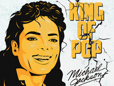 Michael Jackson Vector Art art design graphic design illustration illustrator photoshop vector visual design