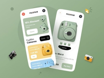 Fujifilm | Mobile App | Concept art branding concept fujifilm graphic design ui ux