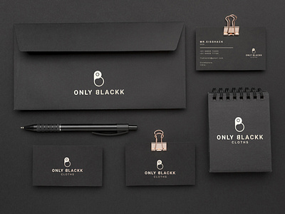 Only Blackk | Package Design | Clothing