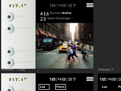 App Athletics app design fitness graphic ui