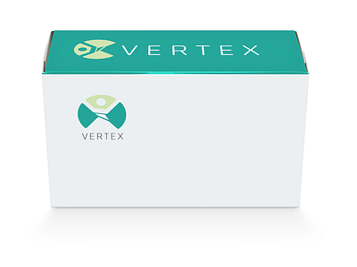 Challenge Day 10: Random NASDAQ listing: Vertex Pharmaceuticals brand challenge design graphic logo