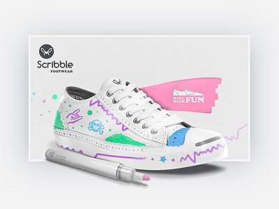 Scribble Footwear product concept product design