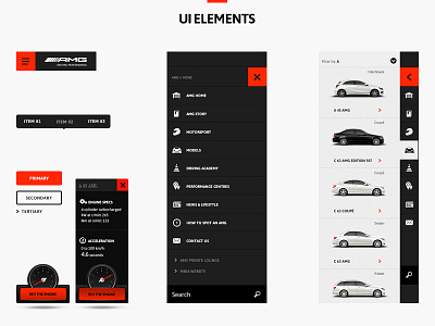 Mercedes-AMG.co.za - UI Elements