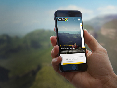 South African Tourism - Platform Renovation interaction design ui ux