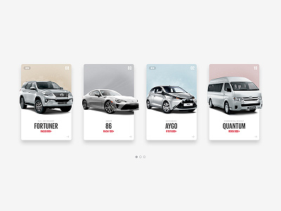 Toyota Product Card Concept