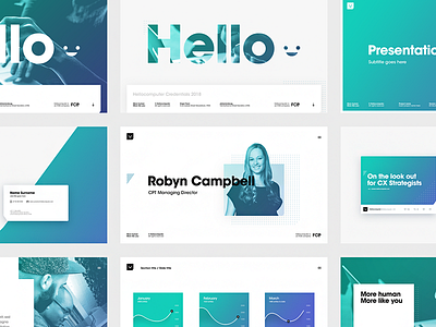 Hellocomputer Rebrand Concept - Secondary theme art direction brand and identity brand assets ci design agency