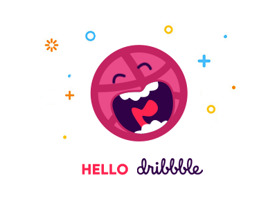 Hello Dribble debute dribbble invite thanks