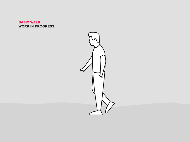 Basic Walk Work in Progress by Moria Jhiman on Dribbble