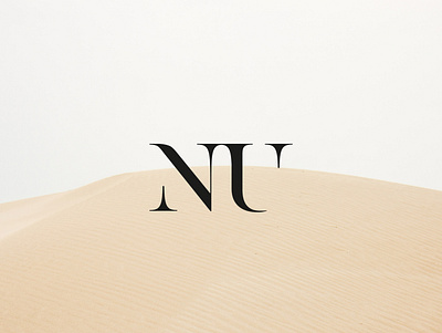 NU Logo branding design identity logo photo typography