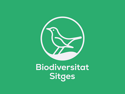 Biodiversitat Sitges Logo branding color design identity illustration logo minimal typography