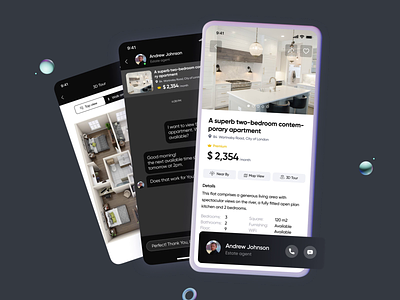 Real Estate App appartment appartments london mobile mobile app mobile ui real estate real estate app realestate rent ui uiux uk ux
