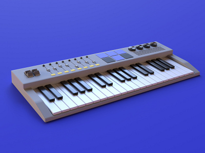 Piano — 3D Model by Danil Ivashchenko on Dribbble