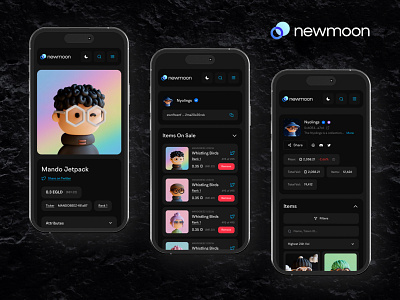 NewMoon — Mobile App (NFT APP)