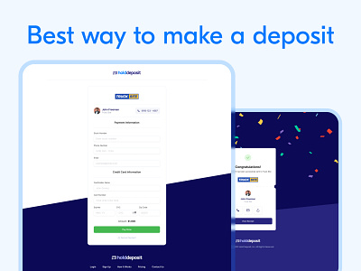HoldDeposit — Best Way To Make a Deposit