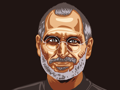 Steve Jobs apple branding design graphic design illustration steve jobs steven paul jobs ukraine vector