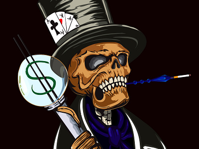 Poker Skull