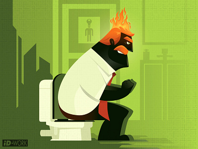 Angry constipated man on fire adobe illustrator angry art cartoon character character art constipation design digitaldrawing graphic design graphicart graphics illustration illustrator toilet vector vector artwork vectorart vectorgraphics vectorillustration