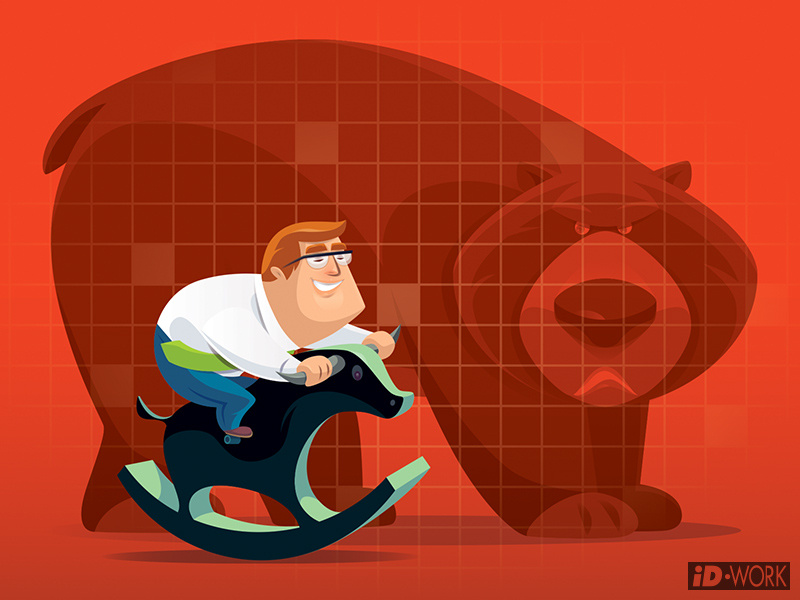 businessman sitting on rocking bull bear illustration bull businessman vectorgraphics vectorart vectorillustration vector artwork vector illustrator illustration graphics graphic design graphicart digitaldrawing design character art character cartoon art adobe illustrator