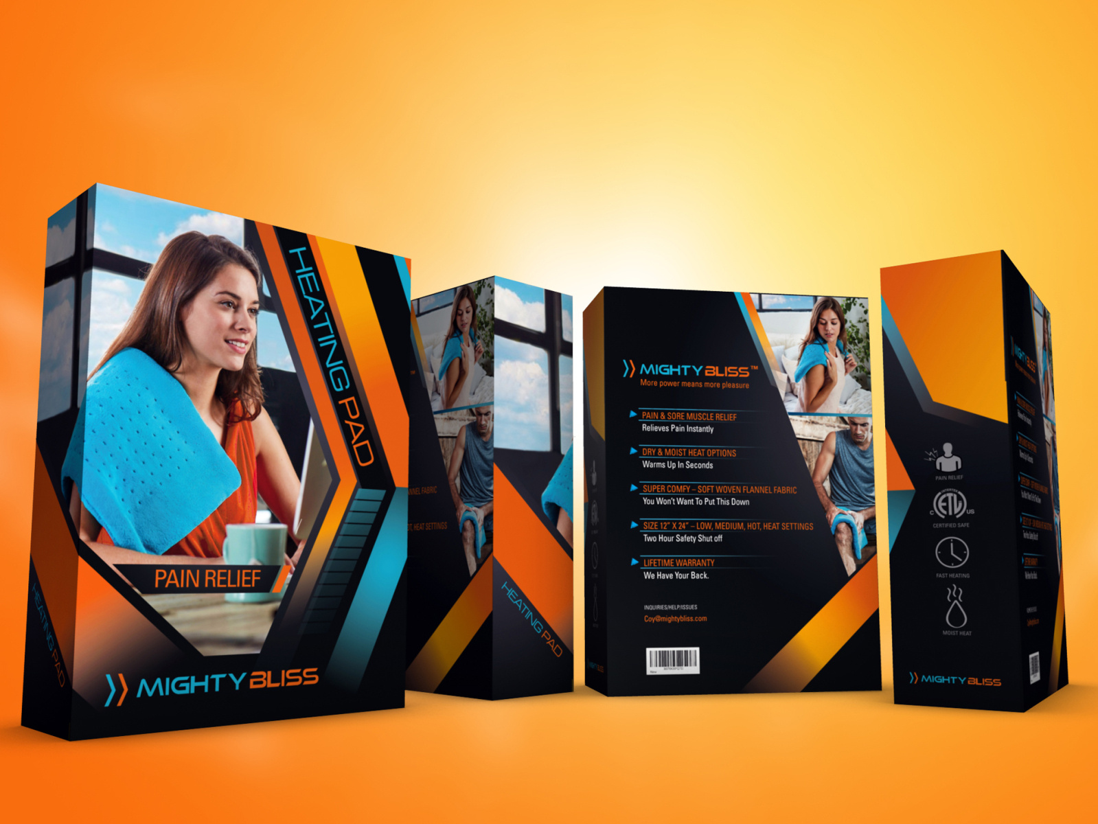 Mighty Bliss Heating Pad by Aris Permadi on Dribbble