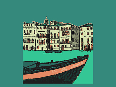 Venice graphic illustration