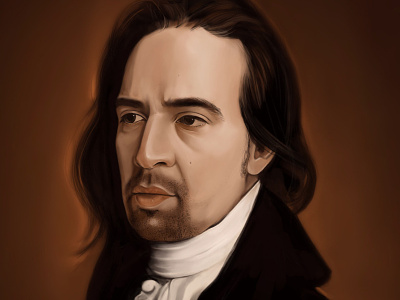 Hamilton hamilton illustration portrait