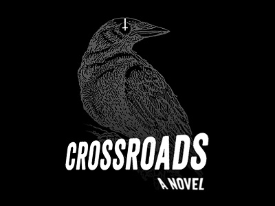 Crossroads book cover editorial typography