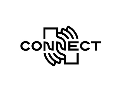 Connect Logotype community connect connections fingers hands helping humanity logo logotype love race relations touch