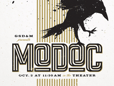 MODOC Concert Poster