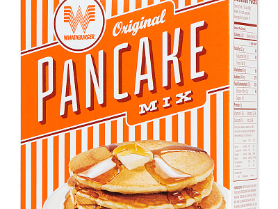Whataburger Pancake Mix Packaging mix original packaging pancake stripes syrup vintage