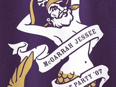 Mermate/Mermaphrodite banner bizarre boat creature mermaid ocean party pirate tshirt weird