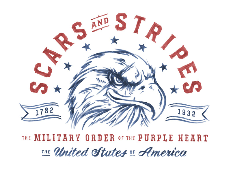 Scars & Stripes by Ben Harman for 828 on Dribbble