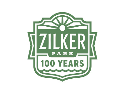 Zilker Park 100 Year Anniversary Logo