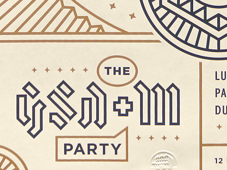 GSD&M SXSW Party Poster Final by Ben Harman for 828 on Dribbble