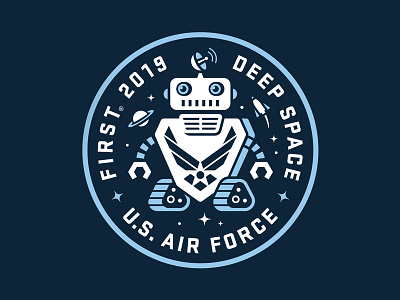 STEM USAF badge for kids