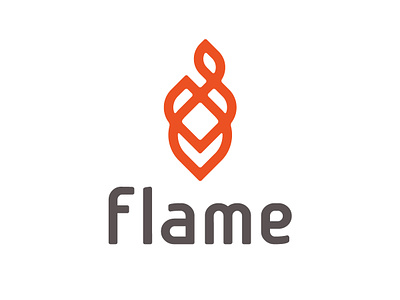 Flame logo abstract brand branding branding design burn corporate identity fire flame identity logo logo design logotype
