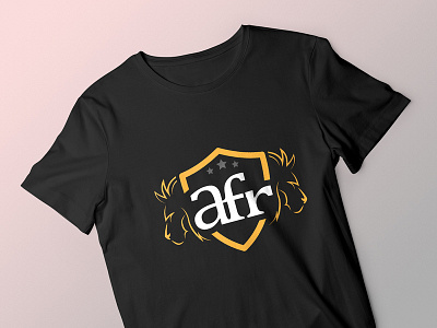 AFR T Shirt branding design illustration lettering lion logo luxurious merch by amazon premium teespring tshirt tshirt art tshirt design tshirt graphics tshirt mockup typography vector