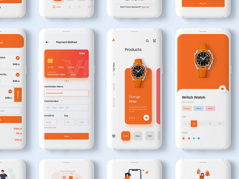 Ecommerce App Ui Kit By Md Faysal Rabby On Dribbble