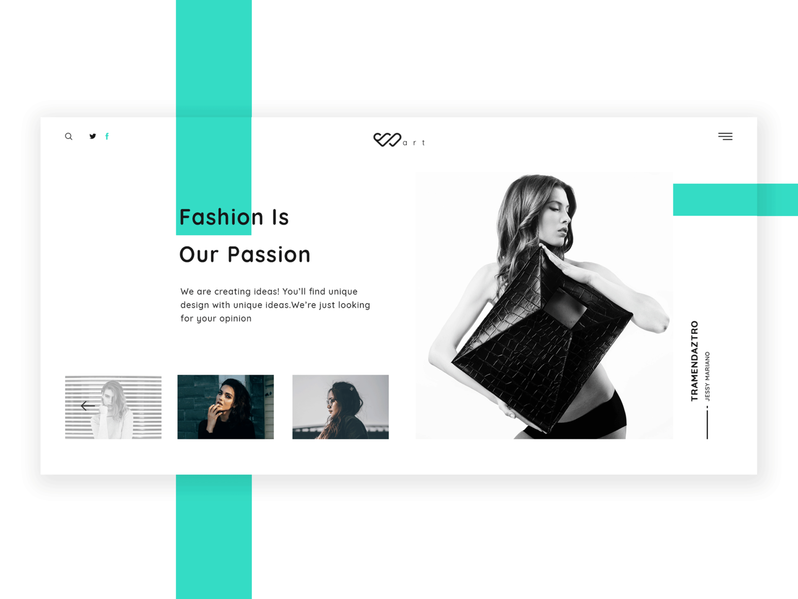 Warts - Fashion Webpage Hero Design by Md Faysal Rabby on Dribbble