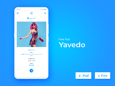 Ecommerce - Yavedo Mobile app app app concept app design attractive clean colorful design ecommerce interface design logo minimal mobile app modern shopify ui ui design ux design ux designer white space