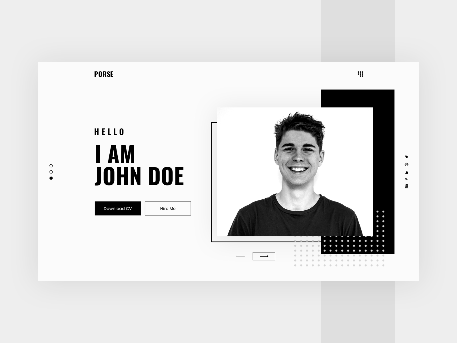 Dribbble Portfolio Web By Md Faysal Rabby On Dribbble