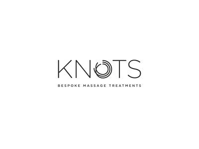 Knots – Bespoke Massage Treatments brand identity branding clean graphic design icon icon design knots logo logo design massage massage clinic massage therapist sheffield simple sports massage sports therapy typography