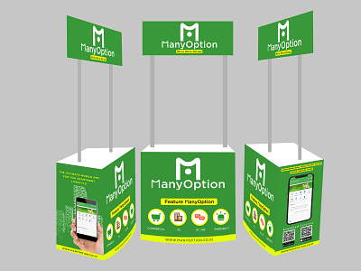 Booth Design adobe illustrator adobe photoshop branding