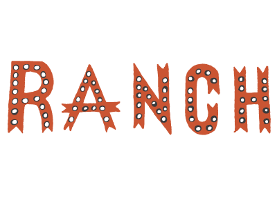 Ranch Type hand lettering illustration type typography