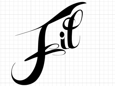 Fit type typography