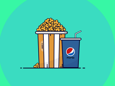 Popcorn illustration